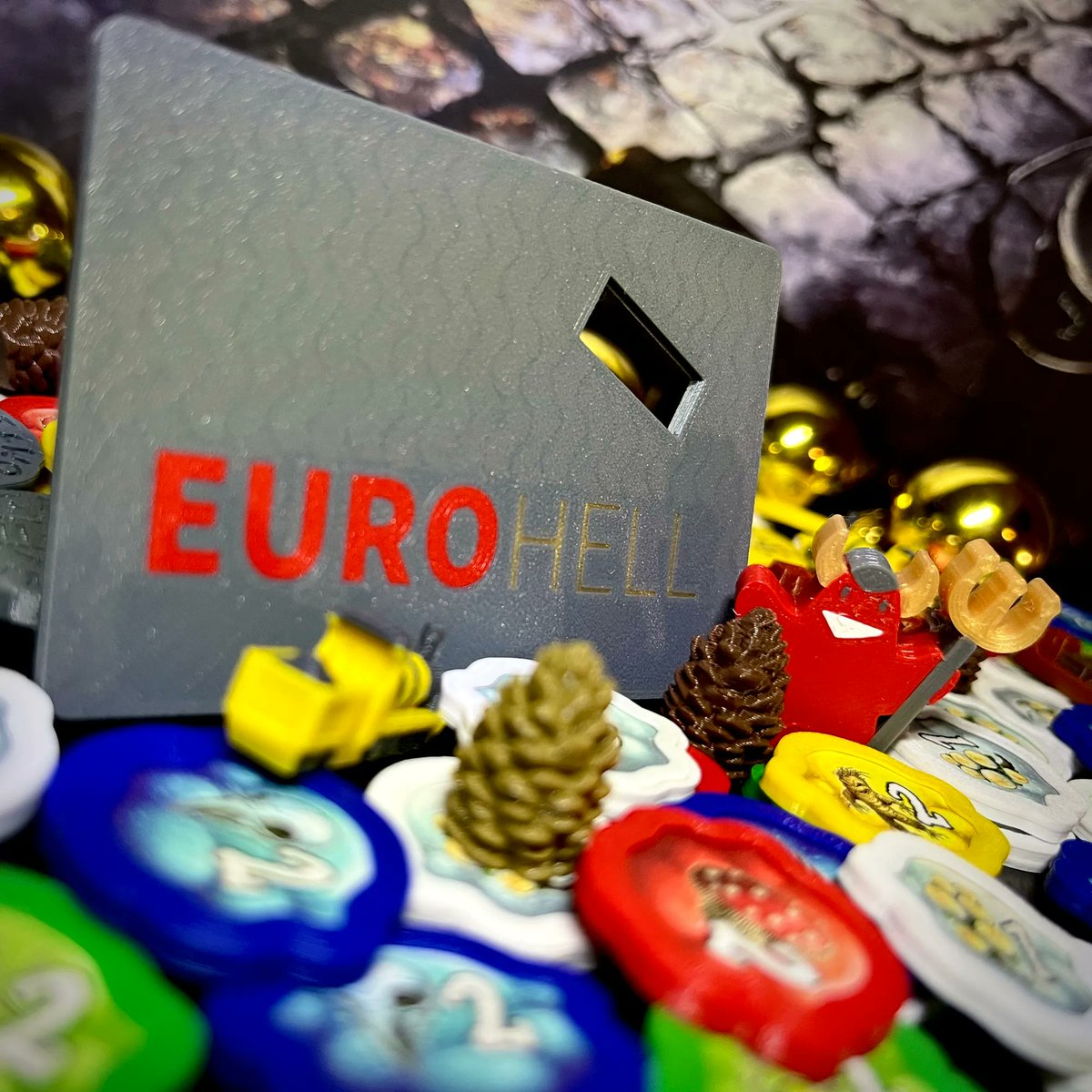 EurohellDesign's tweet image. Who needs a last-minute X-MAS present? We got you covered with our vouchers and the lucky recipient can choose his/her favorite upgrades from our webstore 🛒😊
 #eurohelldesign #boardgames #xmas