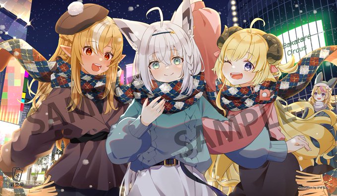 ホロライブ　バカタレ共2周年記念　ピンバッジ　ブレスレット　白上　不知火　角巻 6cc49e0ecf14df6eaf181ddf566e6e