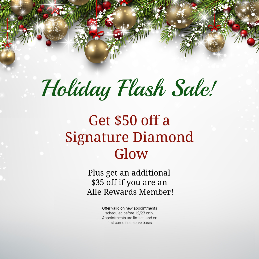 AspirePlastic's tweet photo. ✨ FLASH SALE ✨

Get $50 off a Signature Diamond Glow
                                   OR
Get a Glytone Chemical Peel for $75

*Offer valid on new appointments scheduled before 12/23 only. Appointments are limited and on a first-come, first-serve basis* https://t.co/t06Mw24z06
