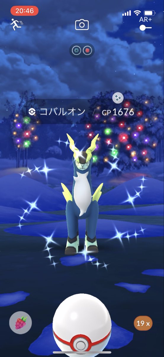 p_gamechannel's tweet photo. とってもキレイね🎄🎄🎄

#コバルオン #ポケモンGO  #色違い https://t.co/meQUykZTAT