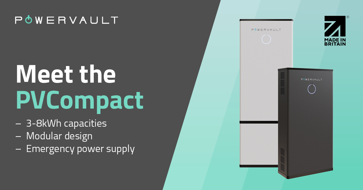 #Installers, have you heard of our new easy-to-install #homeenergy storage device? We recently launched the PVCompact at #SolarStorageLive UK 2022. Find out more: powervault.co.uk/article/powerv… #ukenergy #exhibitors