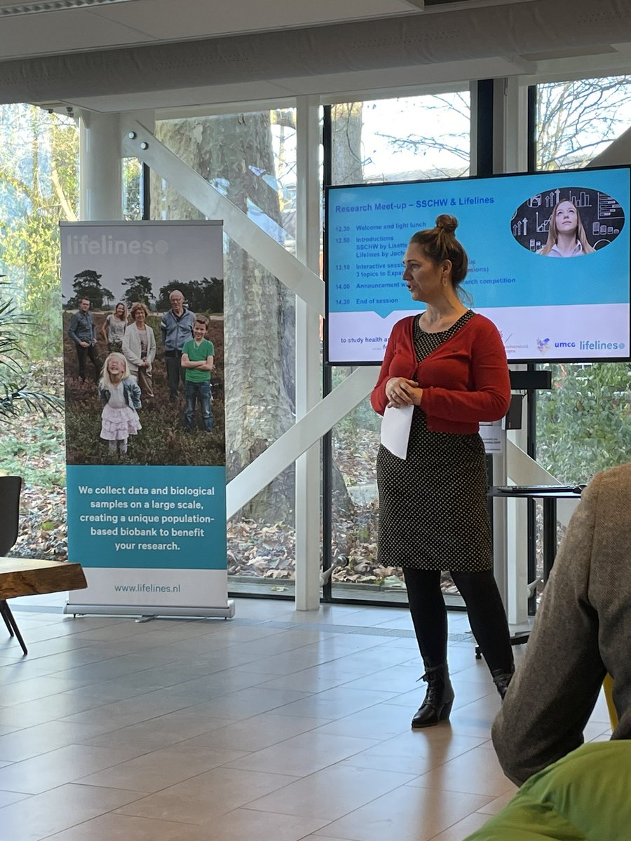 coe_sshw's tweet photo. Research meet-up with @LifelinesNL starts with opening addresses by @LisetvdM (our director) and @JOMierau (director of Lifelines), and a delicious lunch. First plans are already formulated: going all vegan next time. Yay or nay? https://t.co/FFUaKPT0ZV