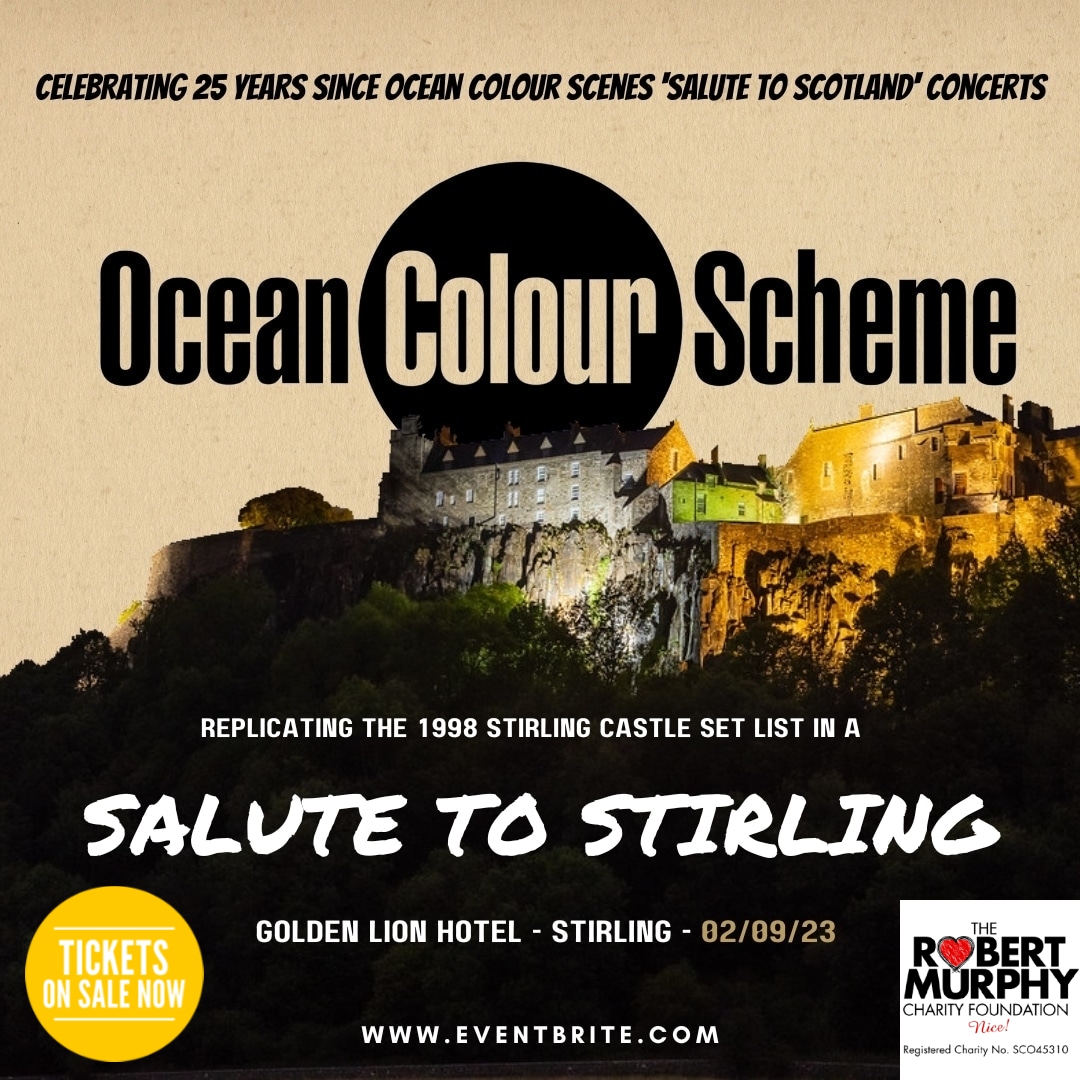 25 years after a three night stint at Stirling Castle, Ocean Colour Scheme will mark the occasion by playing the original set in its entirety at The Golden Lion Hotel on Saturday 2nd September. <a href="/OCScheme/">Ocean Colour Scheme</a> bit.ly/3uPwEcC