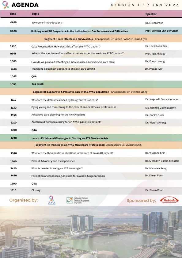 Help advance the care of Adolescents and Young Adults Oncology! Join us in our ✨1st ✨AYAO Symposium in Singapore featuring key opinion leaders from Australia, HongKong, Singapore and Netherlands! Sign up and join us in this community!! <a href="/OncoAlert/">OncoAlert</a> #ayao #oncology