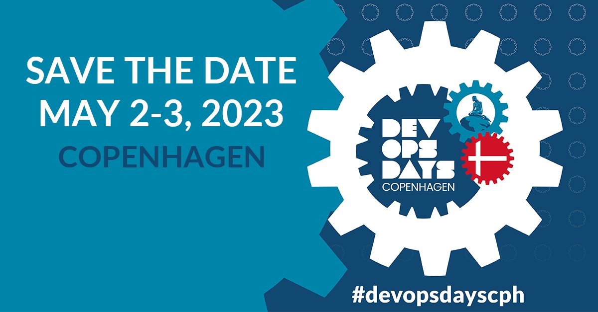 We are super excited to announce that DevOpsDays Denmark is hitting Copenhagen in 2023, Tuesday, May 2 - Wednesday, May 3!!!! Mark your calendar❌🗓More information will be available soon here, so stay tuned: lnkd.in/e4A8m9Ww 
#devopsdays #devops #devopsdayscph #community