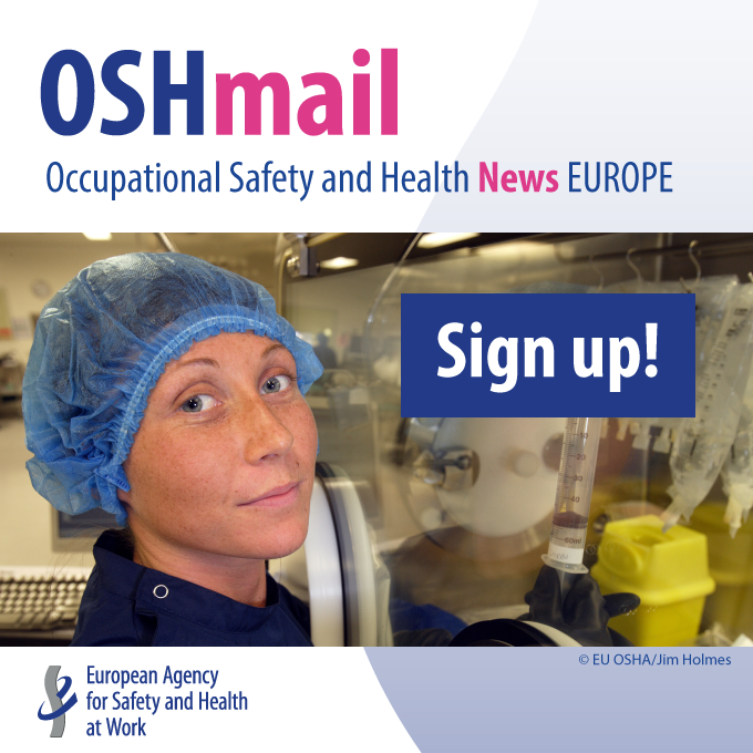 EU_OSHA's tweet photo. 📨 Last #OSHmail for 2022 is out! 
In this edition:
✔ #EUOSHAsummit: Roundup and impressions
✔ Drive safely at work with #VeSafe
✔ Keeping retail workers healthy  with #OiRAtools
...and much more from the world of #OSH!
Read &amp; subscribe now: https://t.co/kli0jx5TXy https://t.co/JZWVMKRQQt