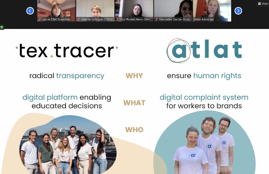#Pitching tips &amp; tricks with @GlebMaltstev. Our 24 #sustainablefashion #startup teams will show the outcome  in the final workshop!
Stay tuned at tinyurl.com/2bac22x7

#investors #circularfashion #SMEsupport #startupsuccess  #MakeFashionCircular #startupsupport #accelerator