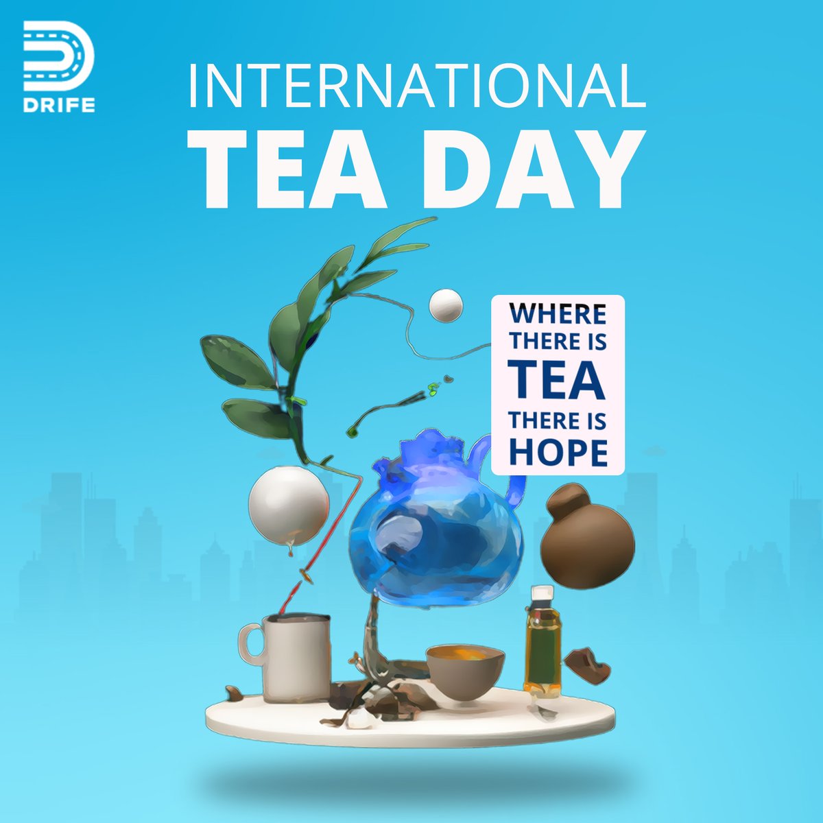 Drife_official's tweet photo. Sipping on a cup of tea, feeling steeped in relaxation! 🍵

#DRIFE #InternationalTeaDay #TeaPuns #teatime https://t.co/vjDHrNrRrd