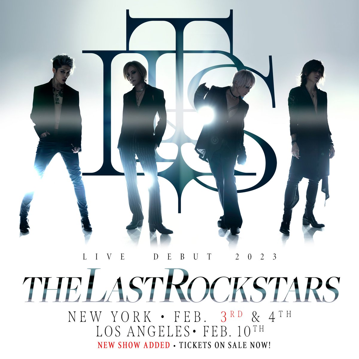CD2handsTH's tweet photo. THE LAST ROCKSTARS เพิ่มรอบเดบิวต์ไลฟ์ที่ NEW YORK อีกหนึ่งรอบ จากเดิมจะแสดงในวันที่ 4 ก.พ. ทางวงเพิ่มวันที่ 3 ก.พ. ไปอีกหนึ่งวัน ใครสนใจเชิญไปจองบัตรกันได้เลยจ้าา วางจำหน่ายบัตร 16 ธ.ค. นี้
#CD2hands #TheLastRockstars #TLRS #NewYorkShow https://t.co/JSkybYGIlK