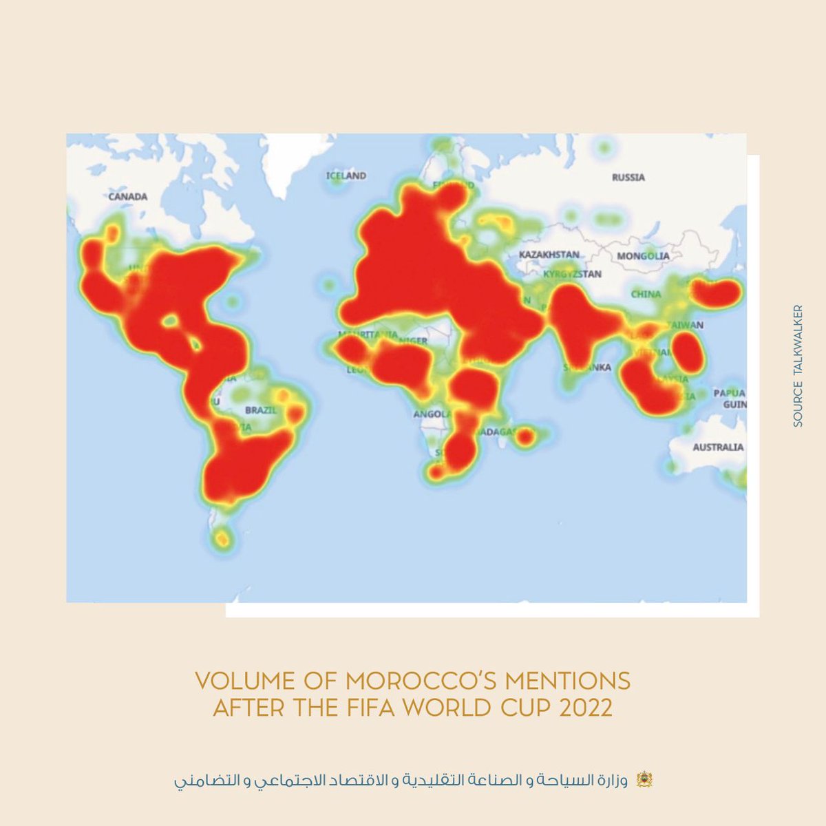 AmchamMaroc's tweet photo. For those who claim that football doesn't really matter, here are google trends that indicate the impact of this game on Morocco's image and position in the world before and during the Qatar World Cup all thanks to the astonishing performance of the national team. https://t.co/hKyp9I7lzr