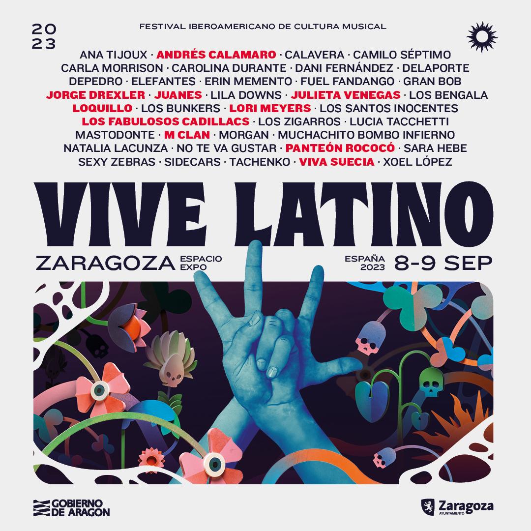 GobAragon's tweet photo. ๐ถEl @vivelatino_es regresa a Zaragoza el 8 y 9 de septiembre con 38 artistas
@victorlucea: El @GobAragon no podรญa dejar de participar activamente en este festival, que ademรกs este aรฑo dobla prรกcticamente la presencia de artistas aragoneses.
#VLE2023 #VLEspaรฑa23 #ViveLatino2023 https://t.co/y6SgDBUUED