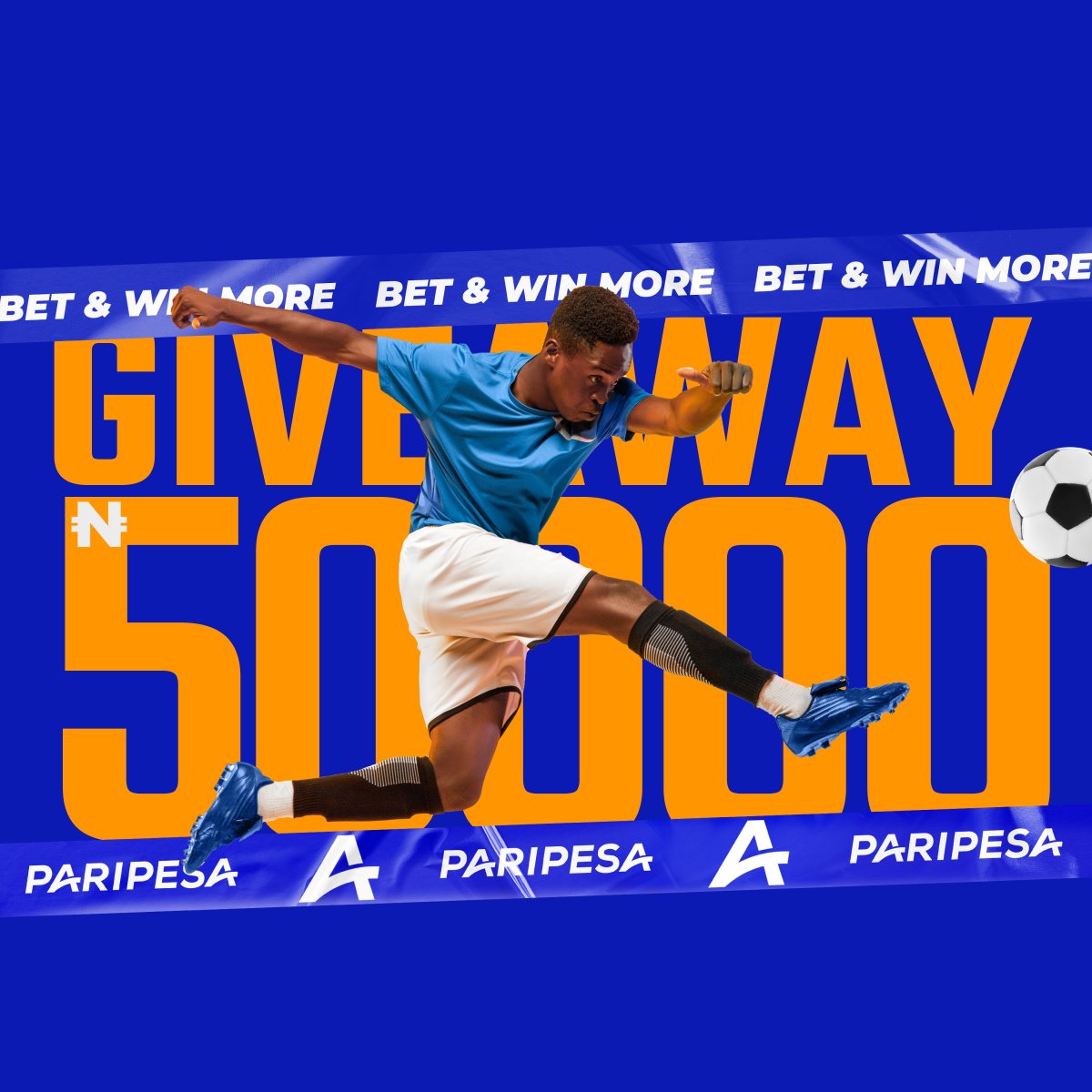 PariPesaNigeria's tweet photo. 🚨Attention! Giveway! ₦50,000 at stake!!

✅ JOIN 👉 https://t.co/YCFYOQbawd
✅ Make a RETWEET
✅ Send your PARIPESA ID
✅ Tag two friends and put #paripesa

👌Example:
ID123456789
friend1, friend2
#paripesa

💥 We'll choose 20 winners of ₦2500 next Wednesday! https://t.co/7tM6GEeePF