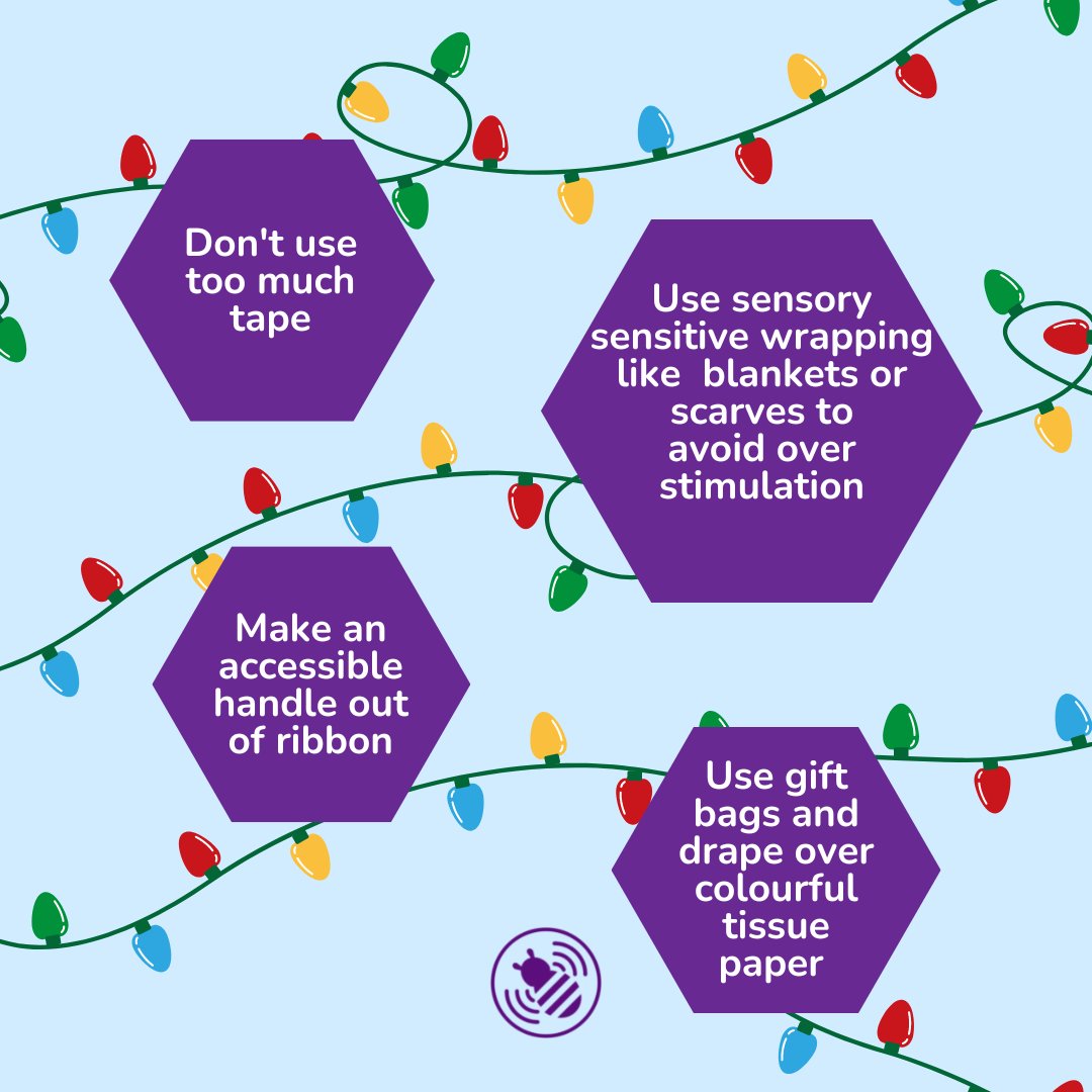 #Christmas2022 is just round the corner now and it's time for the #LastMinute present wrapping to begin! Many people with #Disabilities and older people often struggle to unwrap presents, so here we have some tips on how you can wrap accessibly this year! #WrappingPaper