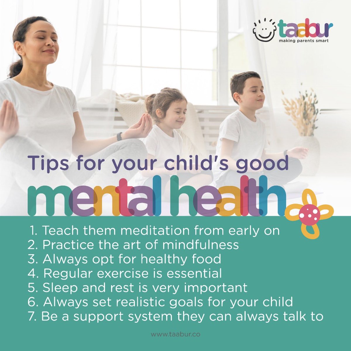 Just like physical health, it is vital to prioritize mental health from a young age and these tips can be beneficial. 

#kidsmentalhealth #kidsmentalhealthtips #kidsmentality #childrenmindset #kidsmindset  #taabur #childdevelopment #makingparentssmart #kidsclasses