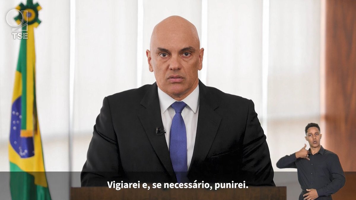 Brasil não é terra sem lei...O Xandão é prova disso...
Vigia e Pune👏👏👏