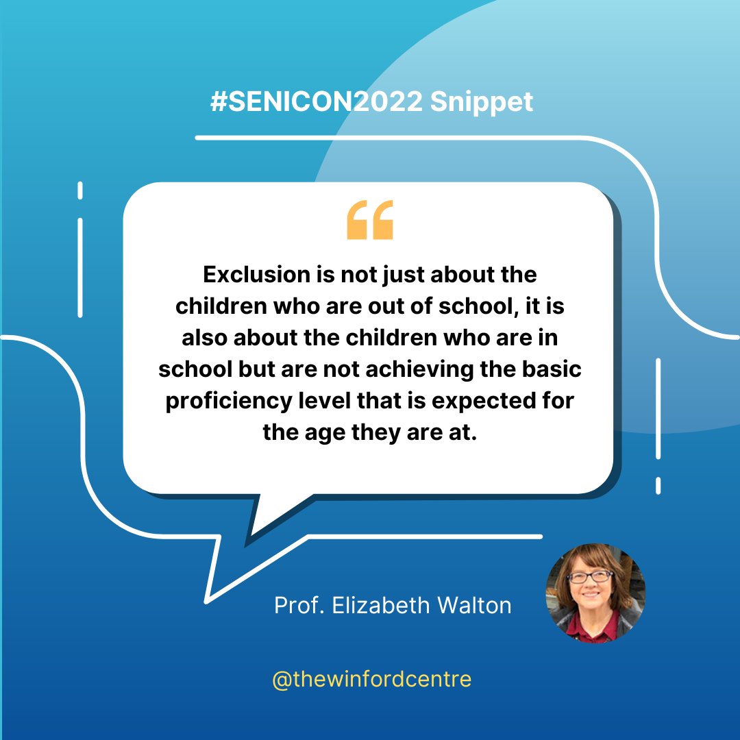 WinfordCentre's tweet photo. Snippets from #SENICON2022 
Exclusion isn't just about children who are out of school but also those who are in school &amp; aren't learning. 
This is why we do what we do-  building capacity &amp; advocating.

#inclusiveeducation #Education #disabilityinclusion #earlychildhoodeducation https://t.co/Z4oo4TvZZR