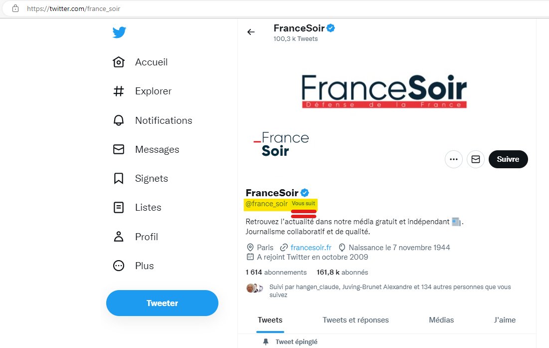 WilSedlex's tweet photo. - 🔴🔴🔴 FRANCE SOIR EST-IL
UN JOURNAL SÉRIEUX ET DIGNE
DE CONFIANCE...?!? EN TOUT CAS,
FRANCE SOIR EST ABONNÉ À MA PAGE ! -
Un jour, @france_soir allumera la mèche.
...et c'est alors que l'on commencera
à vraiment bien rigoler, patience !
Chaque chose en son temps : #BOHNERTGATE https://t.co/i6YUEoVlaI
