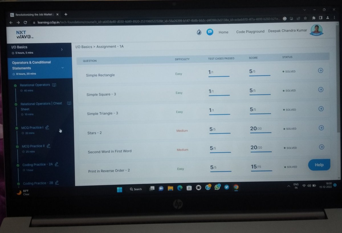 DKondipilli's tweet photo. Hey peeps😊,
Completed Relational Operators MCQ Practices,coding practices &amp; Assignment sets #Nxtwave #rahulattluri #ccbp_tech  #flyhighchallenge #python #ccbpian #30daysofcode https://t.co/5xvKjKVo3s