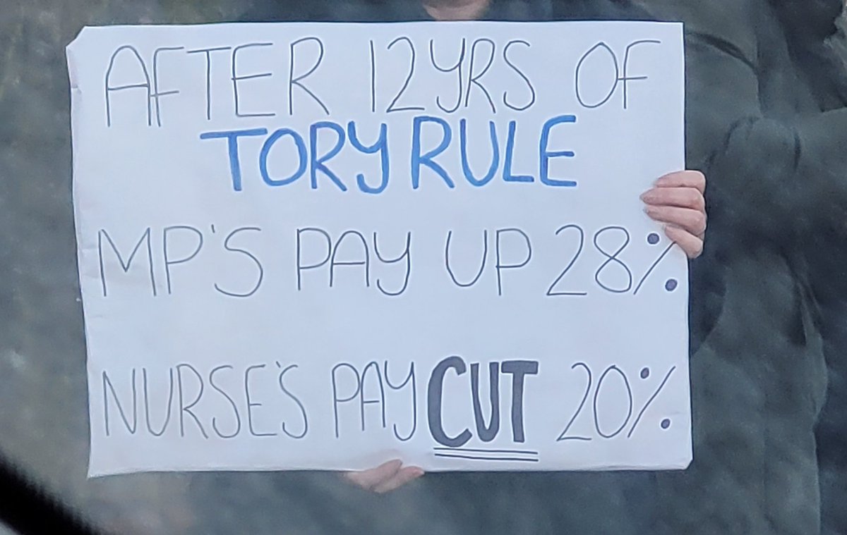None of us are happy about doing this but it feels like the only way - enough is enough. Some will believe the Tory lies and media trying to vilify us but I hope the majority of you will support us and get behind us ✊️ #NursesStrike #RCNStrike