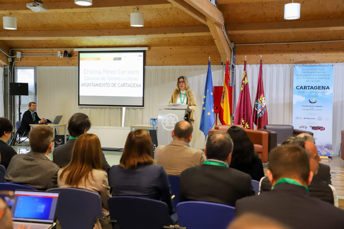 PuertodeCtg's tweet photo. #Cartagena cerrará 2022 con un récord histórico en turismo de #cruceros con 185 escalas

Hoy celebramos unas Jornadas sobre “Sostenibilidad,medio ambiente e impacto económico de los cruceros y la náutica deportiva”, organizadas por la APC, @CruisesNewsMG y AWP Services @CliaSpain https://t.co/W0cotGQzyY