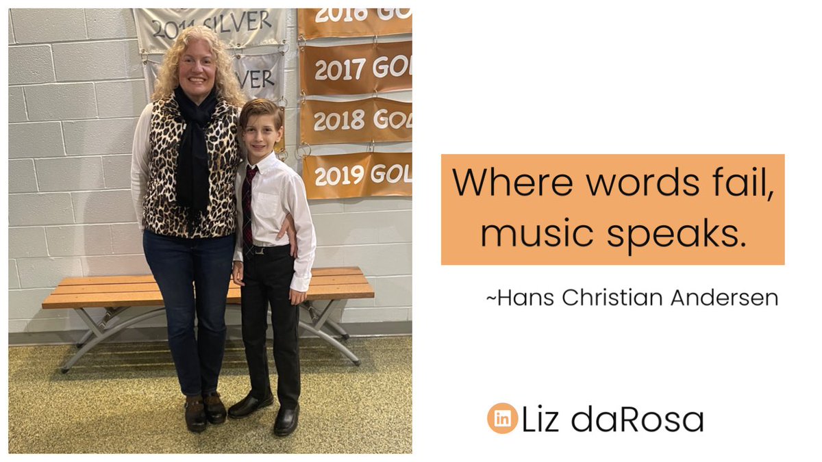Firsts are so special because they are few &amp; far between. 

Last night my son had his first band concert. Music is a family tradition, a job, a passion, &amp; an escape.

Off to put on my background music (Calm holiday songs) as I work. 🎶 #thursdaymorning #JoyTrain #music