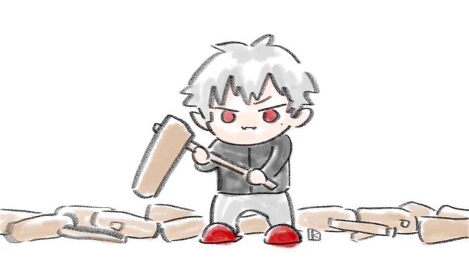 生え際修正版もあげとく 