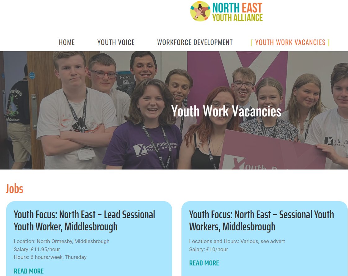 Will you be recruiting for youth sector workers in the new year?
You can advertise free on the Vacancies page of our website neya.org.uk/jobs_vacancies/
Send details of your jobs to office@youthfocusne.org.uk
#youthstartshere #youthworkvacancies #youthworknortheast