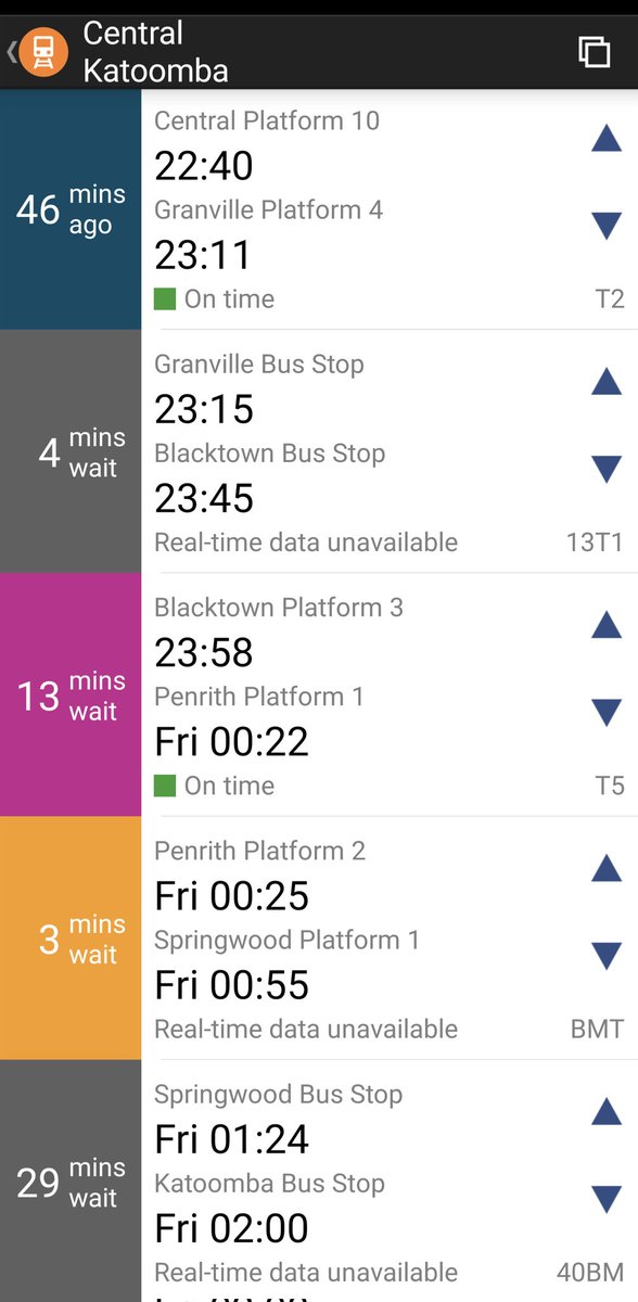 Bloody hell, imagine trying to get home to the Blue Mountains on #sydneytrains this evening

Catch train
Change for bus
Change for train
Change for train 
Change for bus