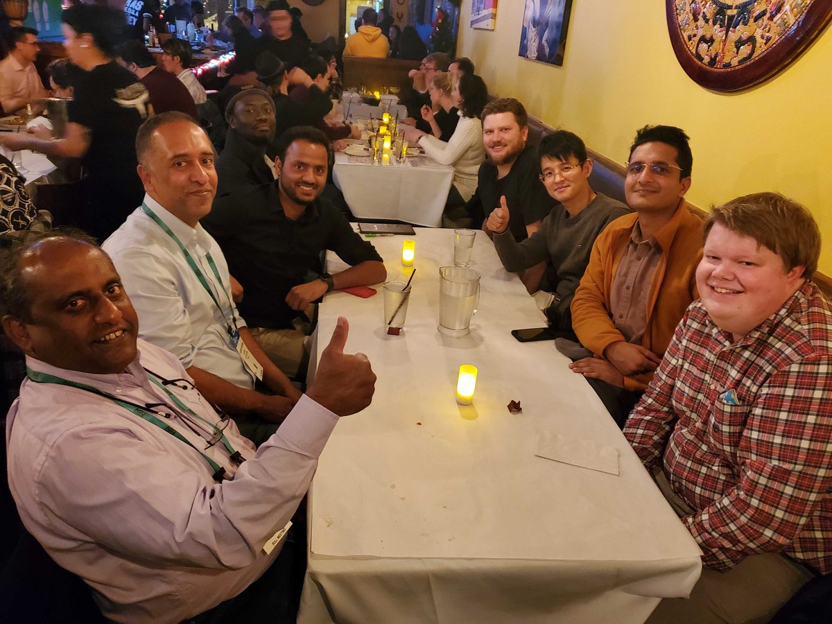 Group dinner at Chicago as part of AGU-22 meeting. Had my good friend, Ashish Sharma, from UNSW with us and  had a fun time. Missed Jessica and our collaborator Mike Johnson <a href="/hemantkhr/">Hemant Kumar</a> <a href="/chandramauli67/">Chandramauli Awasthi</a> <a href="/LucasCFord/">Lucas Ford</a> <a href="/NCStateCCEE/">NC State CCEE</a>