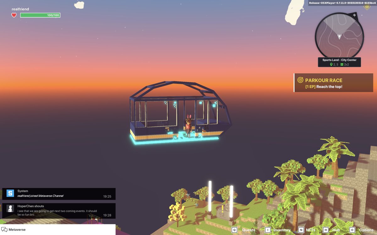 issararuta's tweet photo. @TheSandboxGame @hermitcrabgame Bringing my A game in Sports Land Stadium @hermitcrabgame ⚽ https://t.co/yWQ5Ew8sEW