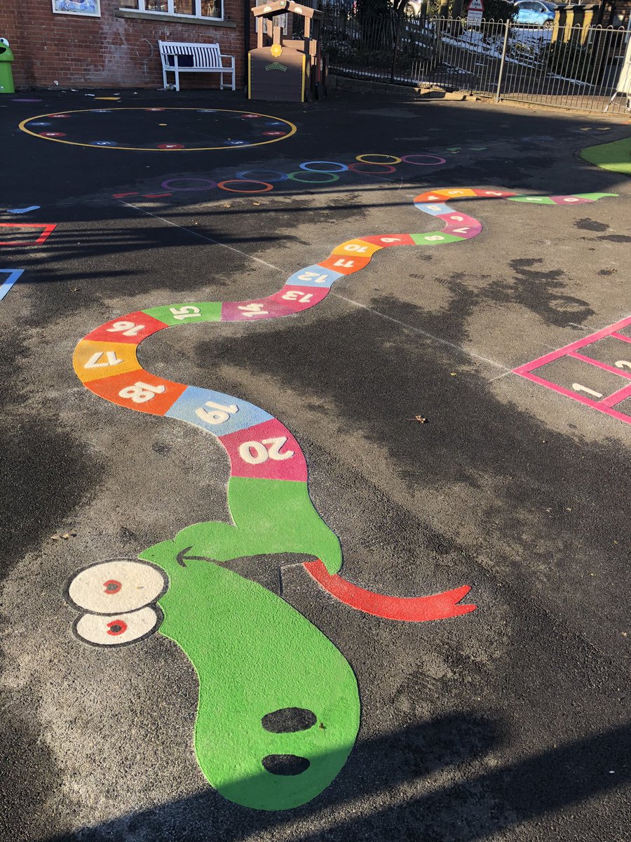 CSGSchool's tweet photo. We have fantastic new playground markings thanks to @funactiveltd we are so excited to use them #playground #excellentservice https://t.co/zcXnnwMLYC