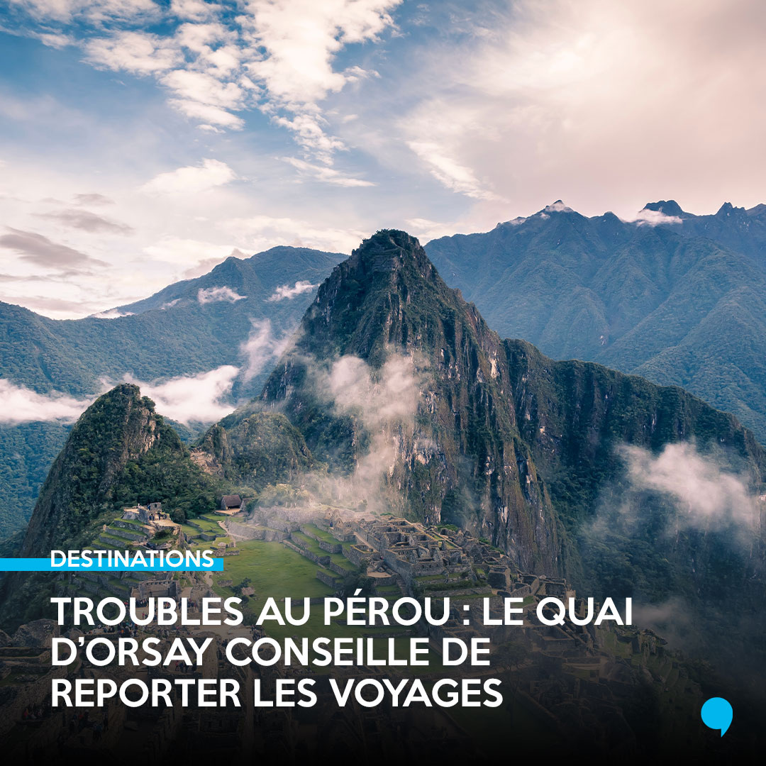 La tension est vive au #Pérou, confronté à une importante crise politique 🇵🇪
Depuis mercredi, des centaines de touristes étrangers sont bloqués dans la zone de la célèbre citadelle inca Machu Picchu 🚨
Plus d'informations 👉 swll.to/yH7t3zW