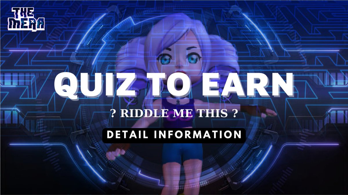 🎮 GET READY TO EARN MORE REWARDS WITH 'RIDDLE ME THIS' We bring you a new #Quiz2Earn mode in The Mera! The prizes will become bigger on each level you finish in the quiz 🕘 16th, Dec 2022 - 18th, Jan 2023 Detail: t.me/TheMera_Announ…