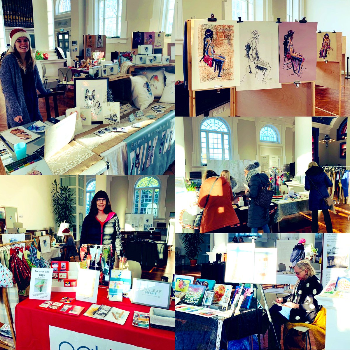 Drop in to see a great selection of artists and makers at The Horton’s #festivemarket today. Different stalls every day.
You can also take a look at some of the work produced by our Saturday #LifeDrawing group. #Epsom