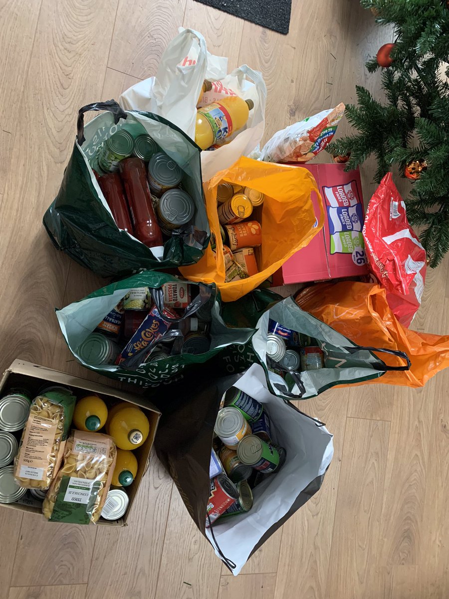 The food collection from our Christmas meeting is now in the safe hands of Poole Food Bank.