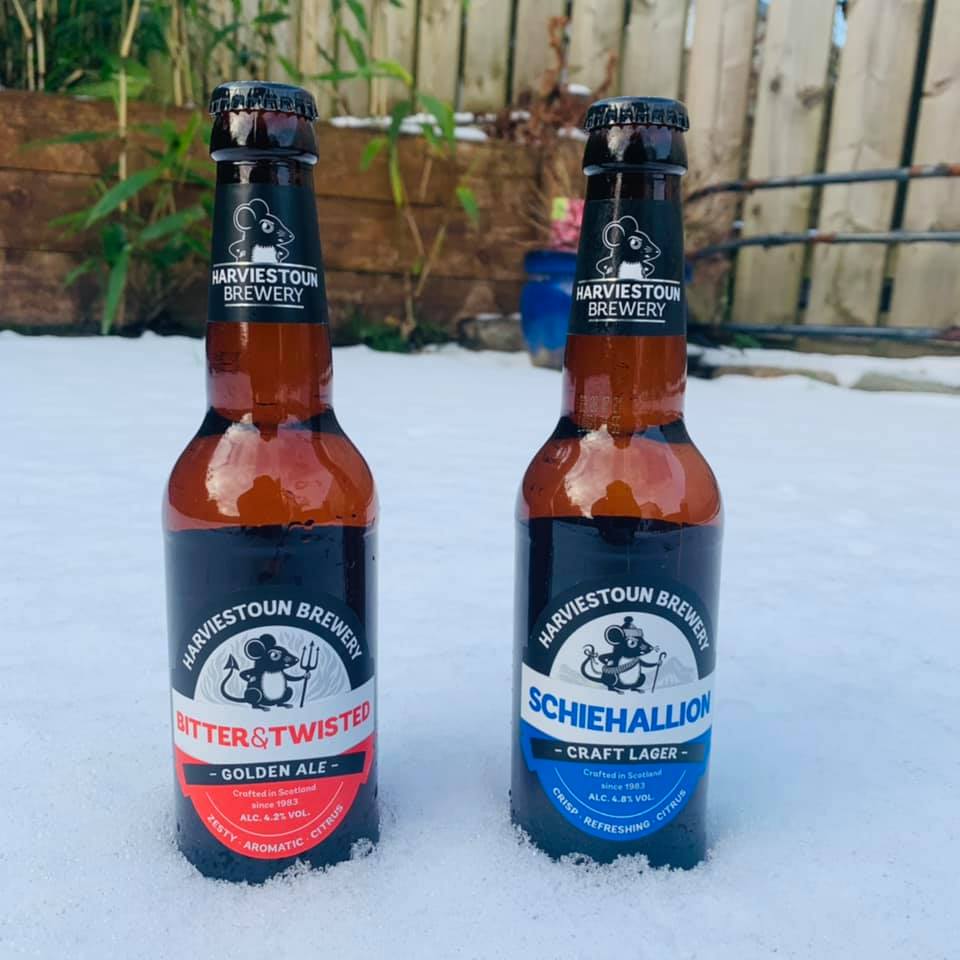 Schiehallion and Bitter &amp; Twisted are always best sellers at this time of year 🍻

But which Harvie classic is your favourite? 🤔 

Is it our popular craft lager Schiehallion, or the devilishly brewed Bitter &amp; Twisted?