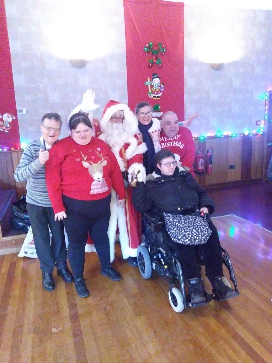 The tea dance gang met Santa !! What a great time had by all .