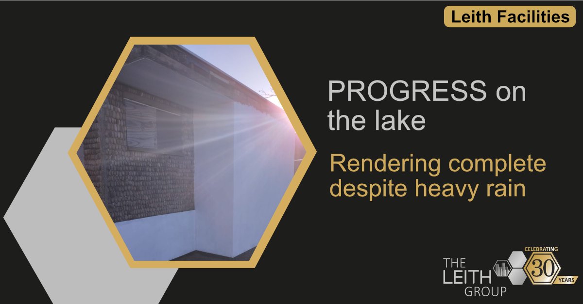 LeithPlanning's tweet photo. Fairhaven Lake progress picture recently taken by the team. Rendering completed despite the heavy rain. Great work as always by the facilities team.

#theleithgroup #planning #facilitiesmanagement https://t.co/az05FqJTtQ