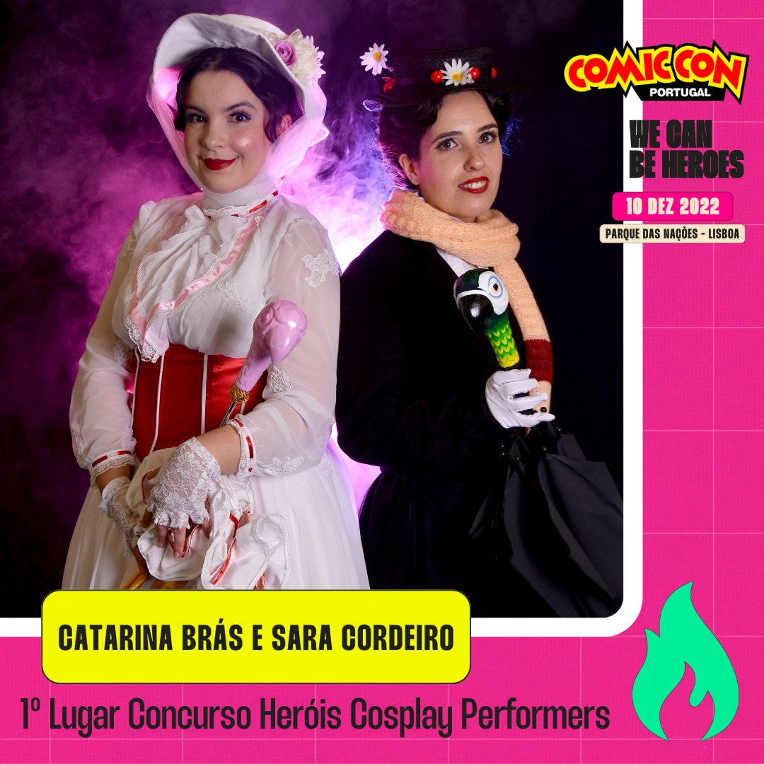 Comic_Con_PT's tweet photo. O Concurso dos Heróis de Cosplay Performers realizou-se no sábado, dia 10 de dezembro e hoje também poderás saber todos os vencedores 😍
❤️Um enorme obrigada a todos os participantes!
Sabe tudo no nosso Instagram ou Facebook!
#ccpt22 #comicconportugal #cosplay #vencedores https://t.co/HNsecM1zgi