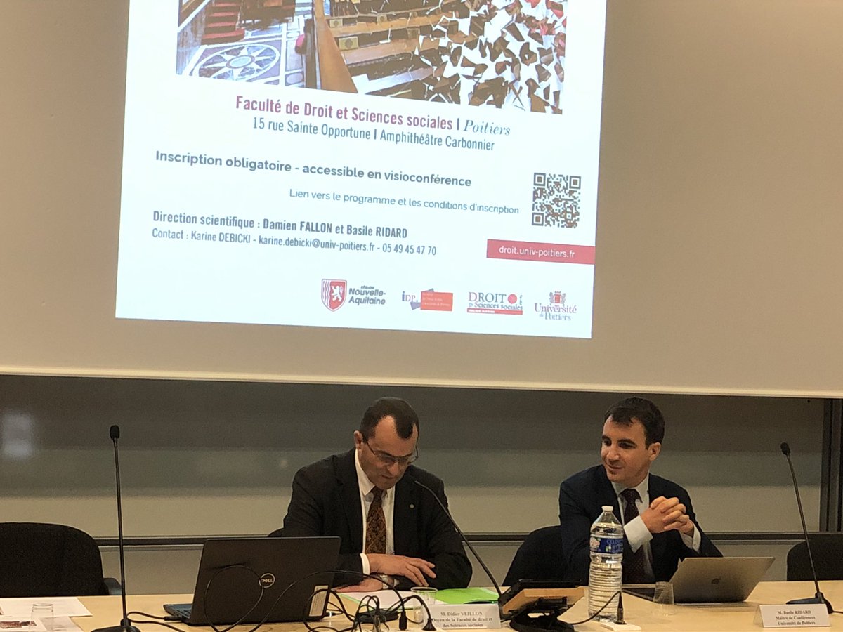 Ouverture du colloque Le Parlement escamoté par <a href="/VeillonDidier/">Veillon Didier</a> et <a href="/basileridard/">Basile Ridard</a> <a href="/Droit_Poitiers/">Faculté de Droit et Sciences sociales de Poitiers</a>