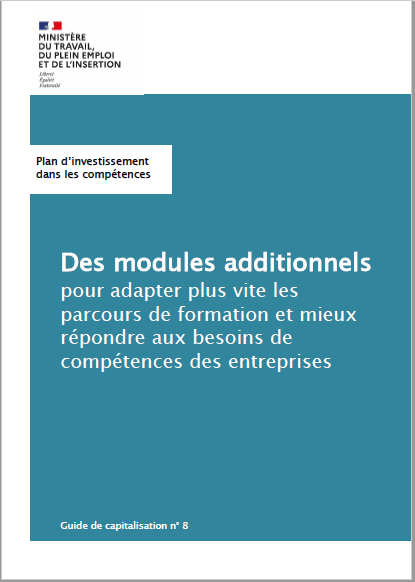 Parce qu'il manquait à la collection !! Découvrez le n° 8,  #Modules additionnels". 
Plus de 250 modules à l'actif du #PIC pour répondre "juste à temps" aux besoins en compétences des entreprises. 
Suivez le guide ... 
lnkd.in/e7Xq-Rs2
<a href="/olivierdussopt/">Olivier Dussopt</a> 
<a href="/carolegrandjean/">grandjean carole</a>