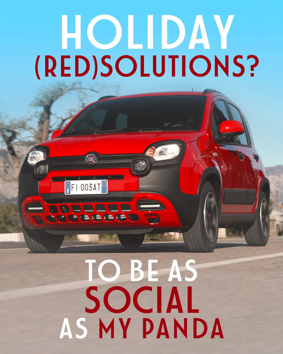Are you as Social as your Fiat?
Start thinking about selling tickets for a trip with you!
#HolidayREDsolutions #asGoodAsYourFiat https://t.co/yVEd8HfiVx