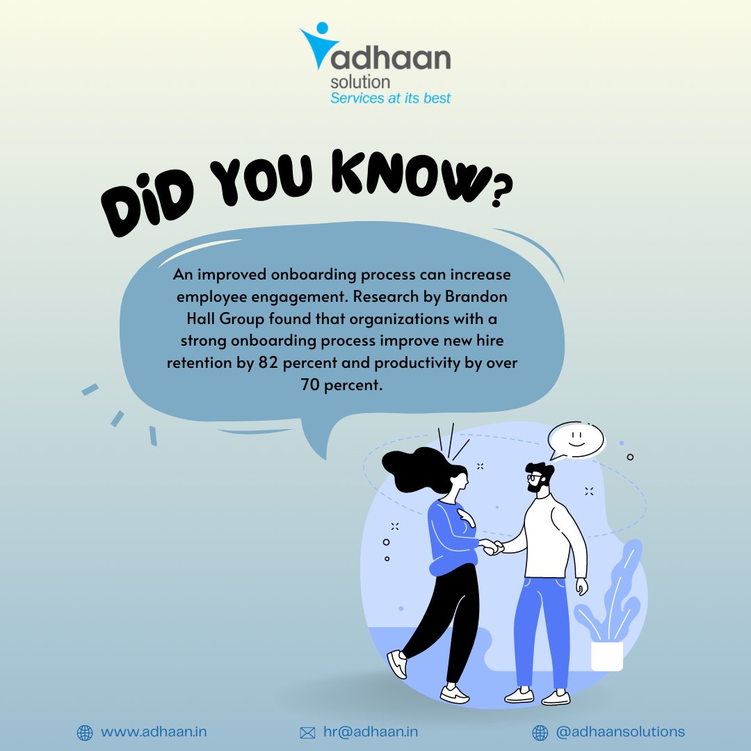 AdhaanSolution's tweet image. Do you agree? Let us know in comments.

#onboarding #onboardingsoftware #employeeonboarding #hr #humanresources
