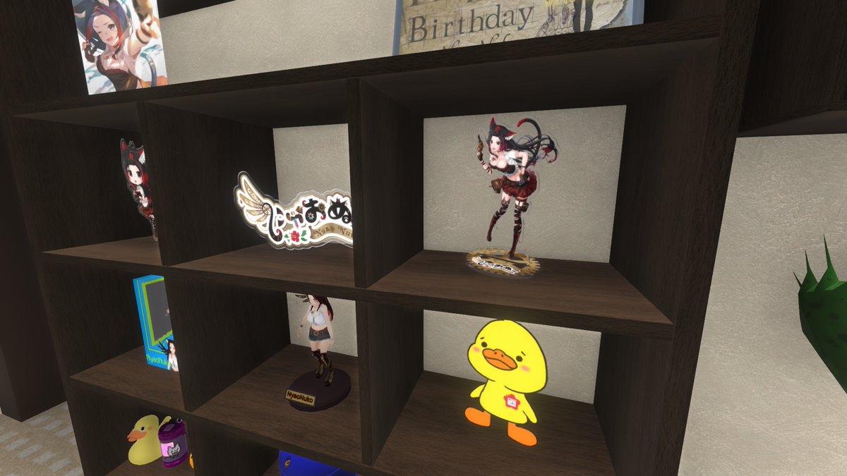 「配信にて公開されましたので、にゃおぬこ様()のアクスタのイラストを担当させて頂き」|さららのイラスト