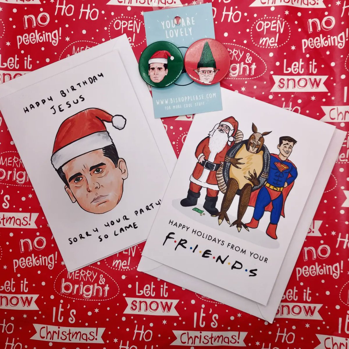 TVMCardiff's tweet photo. Still looking for that cute, unique, and adorable Christmas Card? We got ya covered with our pals @Bishop_Please! 🎄✨️ https://t.co/kthNJhsvko