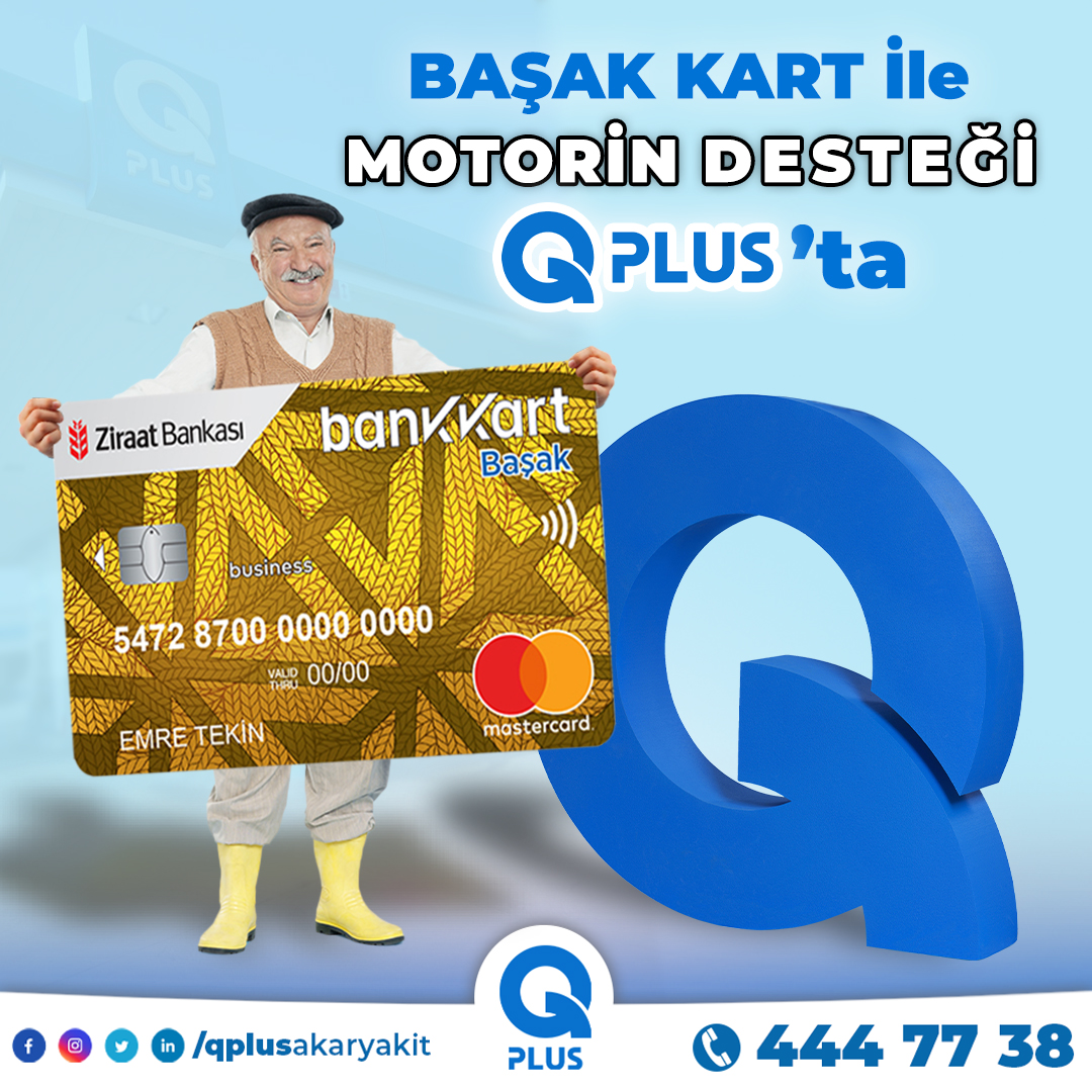 #Başakkart ile #motorin desteği #qplus ta