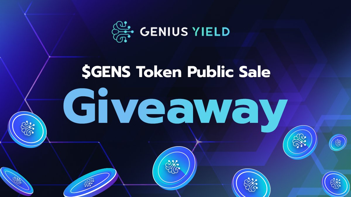 GeniusyieldO's tweet image. We are organizing a double #giveaway 🎁 to celebrate the last round of our public sale!

1/ Twitter #Contest

1000 $GENS up for grabs!

- Follow @GeniusyieldO &amp;amp; @OfficialGeniusx 
- Like / RT
- Tag 2 friends

For an additional chance of winning an extra 2000 $GENS read below🧵👇👀