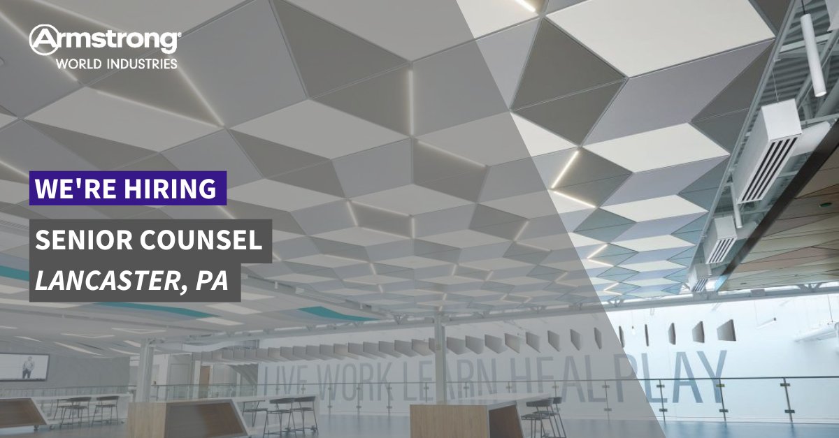 Are you based in the #Lancaster, PA area? Are you licensed to practice law and looking for a new opportunity where you can showcase your skills? In this role, you’ll be responsible for representing Armstrong and providing legal advice to our clients bit.ly/3VJgTPG
