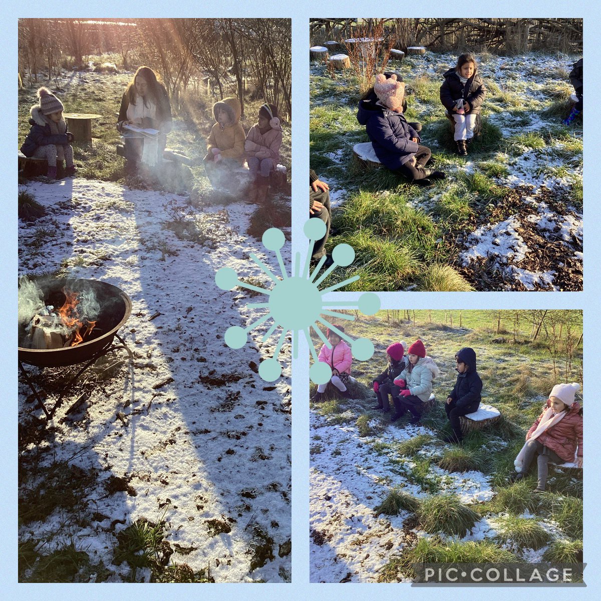 Reception loved their afternoon of snowy stories around the fire! 🔥❄️🎄 #christmasiscoming #storytime #hotchocolate