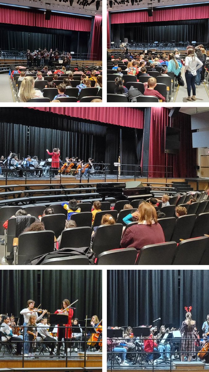 Thank you to A Cappella, String Ensemble, and 8th grade orchestra for entertaining our Meadow Drive kindergarteners while they were in the high school for the Snowman Project with the fab lab.  Everyone had a blast.  <a href="/MeadowDriveElem/">Meadow Drive School</a> <a href="/mineolahs/">Mineola High School</a> #MineolaProud